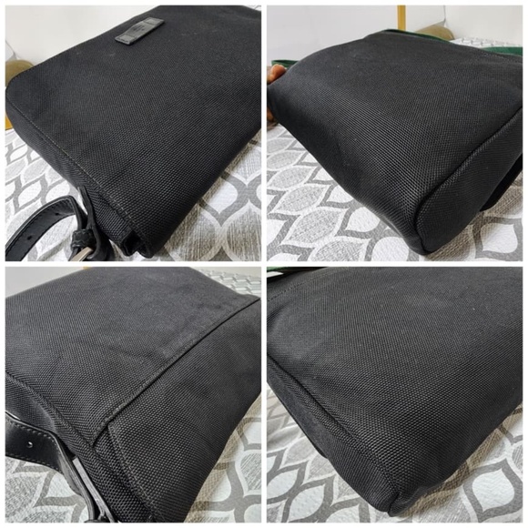Authentic Gucci Black Techno Canvas Web Flap Messenger Bag - Picture 5 of 16